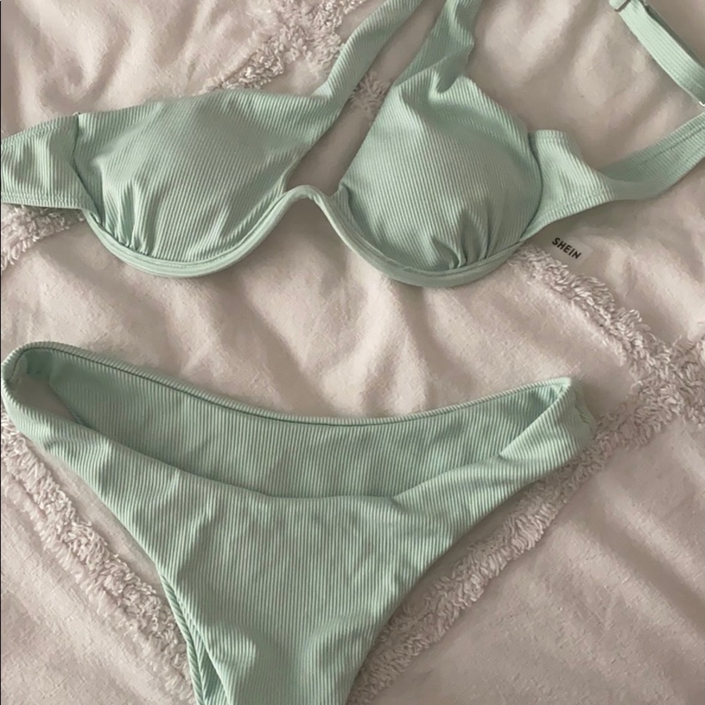 NWT Green Shein Swimsuit